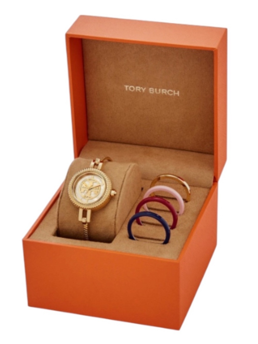 Gold Tory Burch Interchangeable Watch